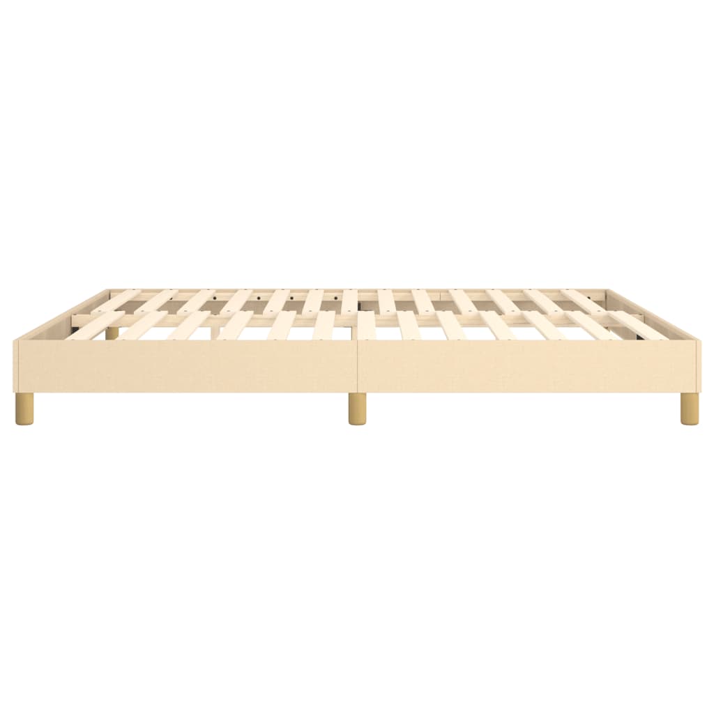 Boxspringframe Stof Kleurig Crème 180 x 200 cm 25 cm