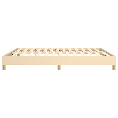 Boxspringframe Stof Kleurig Crème 180 x 200 cm 25 cm