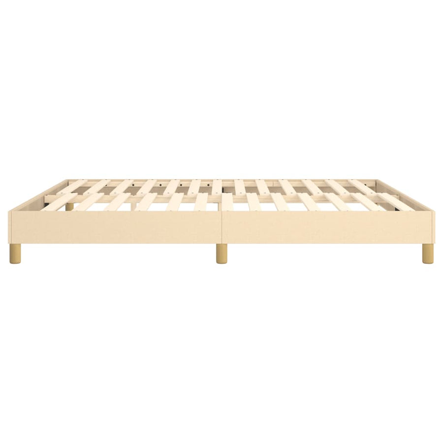 Boxspringframe Stof Kleurig Crème 180 x 200 cm 25 cm