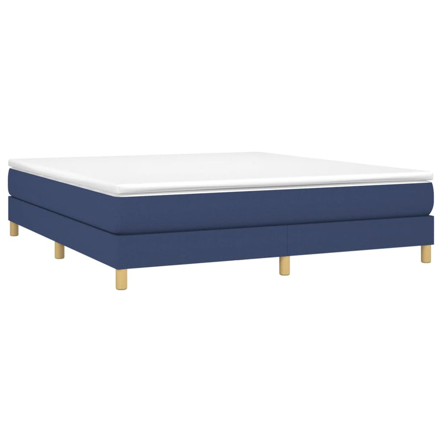 Boxspringframe Stof Blauw 180 x 200 cm 25 cm