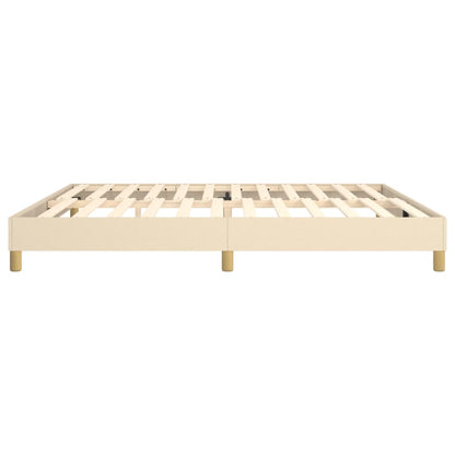 Boxspringframe Stof Kleurig Crème 200 x 200 cm 25 cm