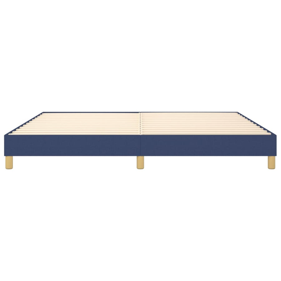 Boxspringframe Stof Blauw 200 x 200 cm 25 cm