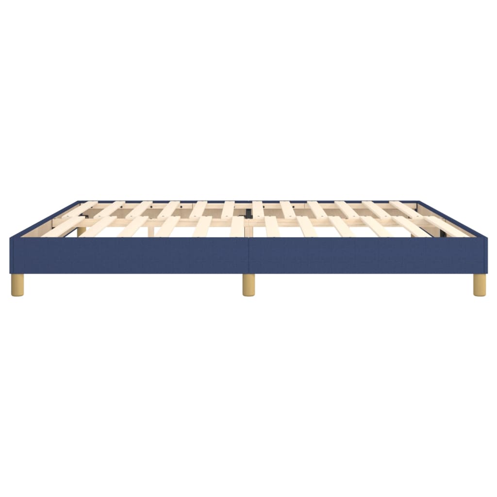 Boxspringframe Stof Blauw 200 x 200 cm 25 cm