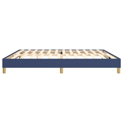 Boxspringframe Stof Blauw 200 x 200 cm 25 cm