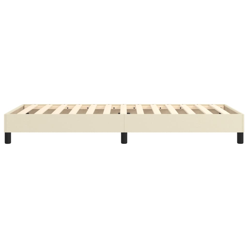Boxspringframe Kunstleer Kleurig Crème 80 x 200 cm 25 cm