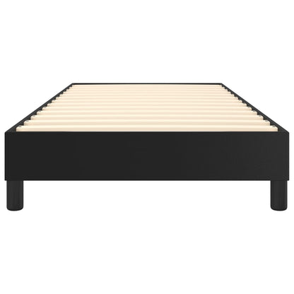 Boxspringframe Kunstleer 90 x 190 cm 25 cm Zwart