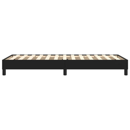 Boxspringframe Kunstleer 90 x 190 cm 25 cm Zwart