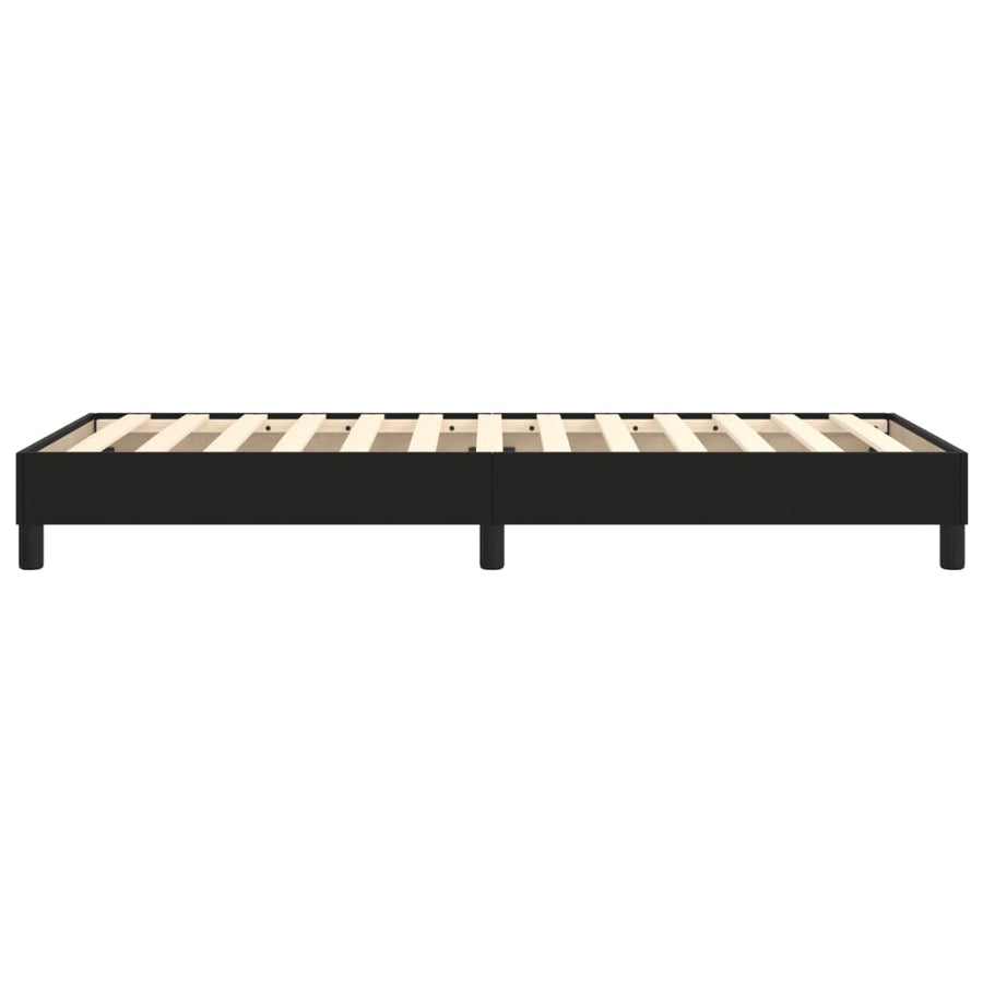 Boxspringframe Kunstleer 90 x 200 cm 25 cm Zwart