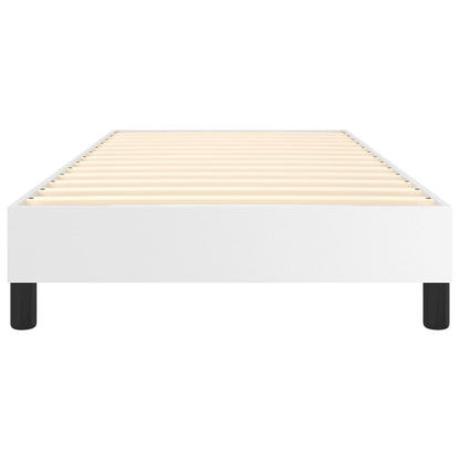 Boxspringframe Kunstleer 90 x 200 cm 25 cm Wit