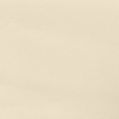 Boxspringframe Kunstleer Kleurig Crème 90 x 200 cm 25 cm