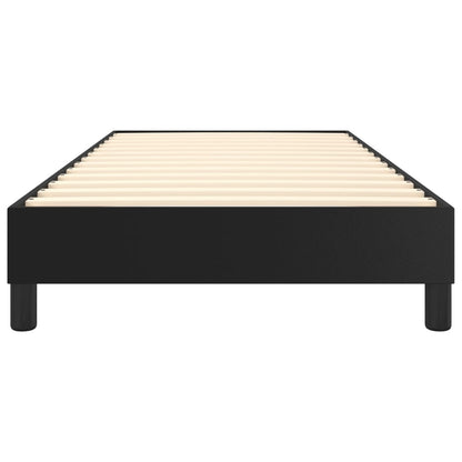 Boxspringframe Kunstleer 100 x 200 cm 25 cm Zwart