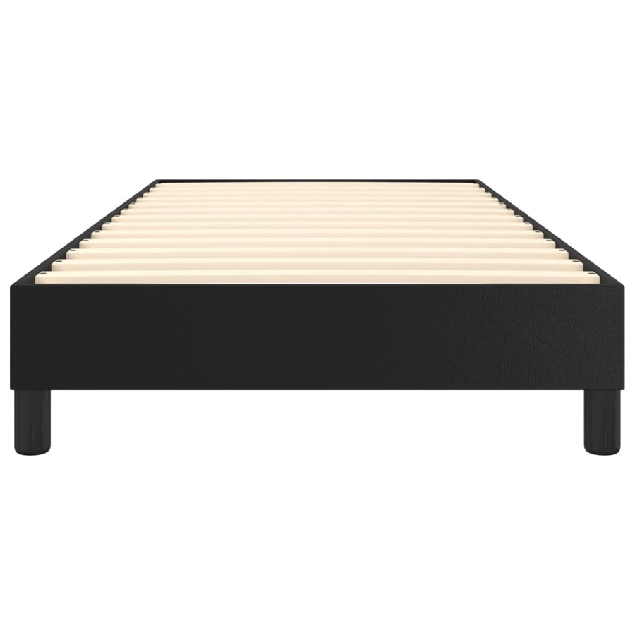 Boxspringframe Kunstleer 100 x 200 cm 25 cm Zwart