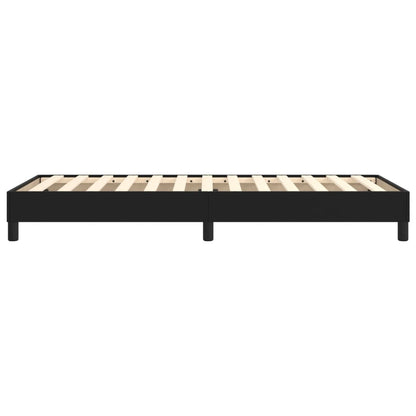 Boxspringframe Kunstleer 100 x 200 cm 25 cm Zwart