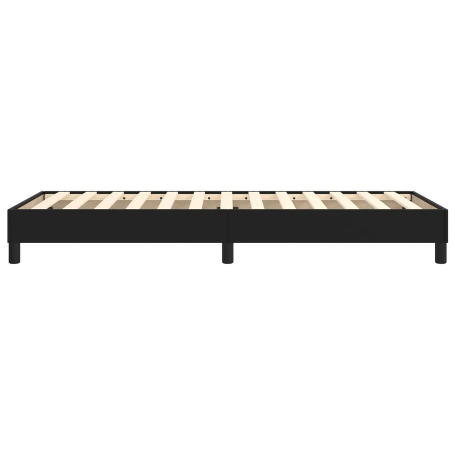 Boxspringframe Kunstleer 100 x 200 cm 25 cm Zwart