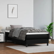 Boxspring bed 100x200 cm kunstleer zwart