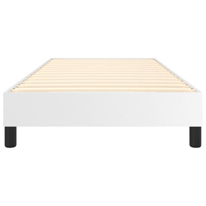 Boxspringframe Kunstleer 100 x 200 cm 25 cm Wit