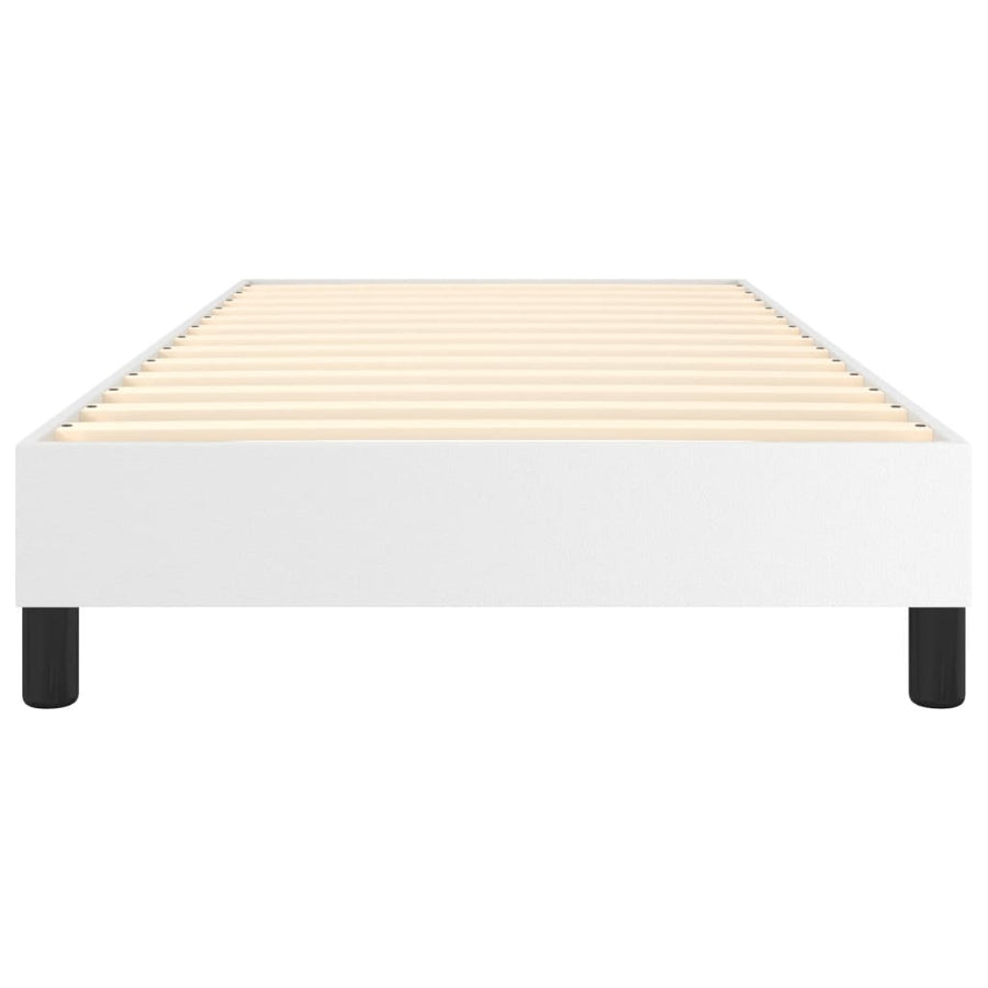 Boxspringframe Kunstleer 100 x 200 cm 25 cm Wit