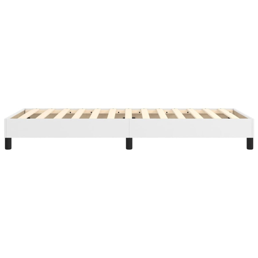 Boxspringframe Kunstleer 100 x 200 cm 25 cm Wit