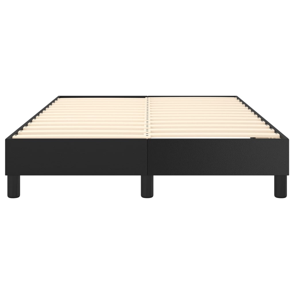 Boxspringframe Kunstleer 120 x 200 cm 25 cm Zwart