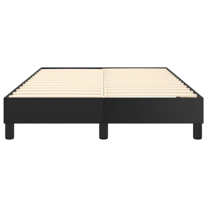 Boxspringframe Kunstleer 120 x 200 cm 25 cm Zwart