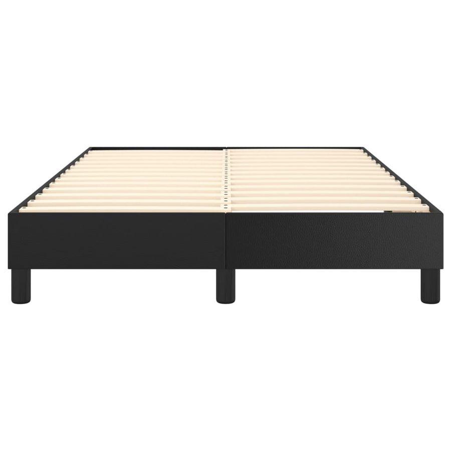 Boxspringframe Kunstleer 120 x 200 cm 25 cm Zwart