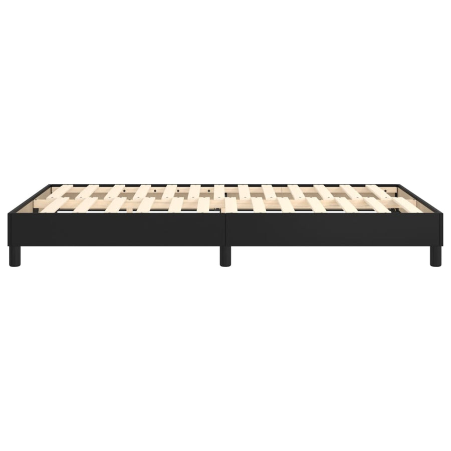Boxspringframe Kunstleer 120 x 200 cm 25 cm Zwart