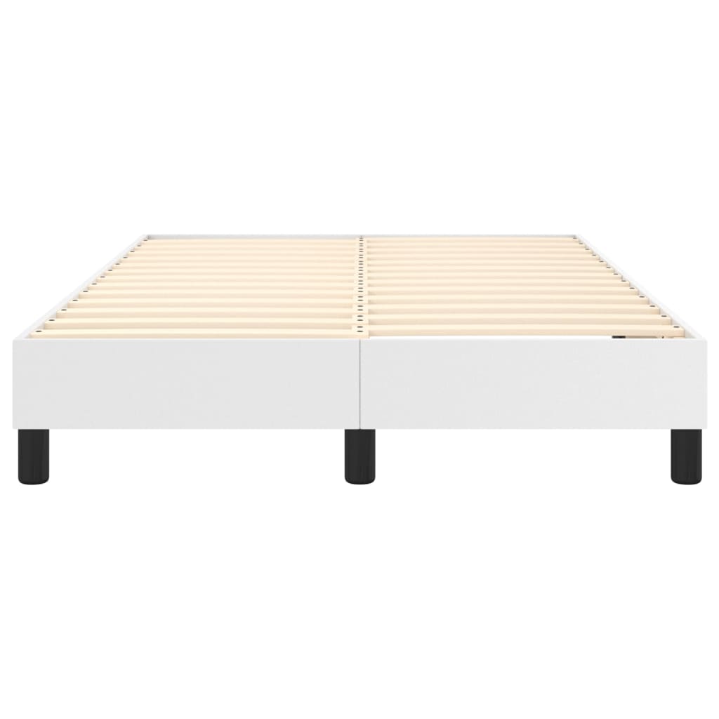 Boxspringframe Kunstleer 120 x 200 cm 25 cm Wit
