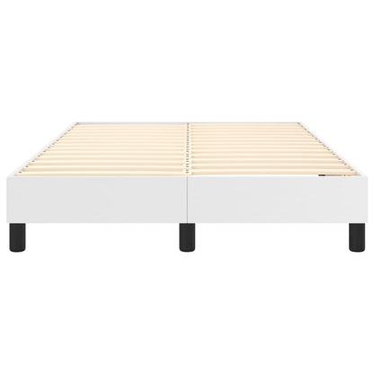 Boxspringframe Kunstleer 120 x 200 cm 25 cm Wit