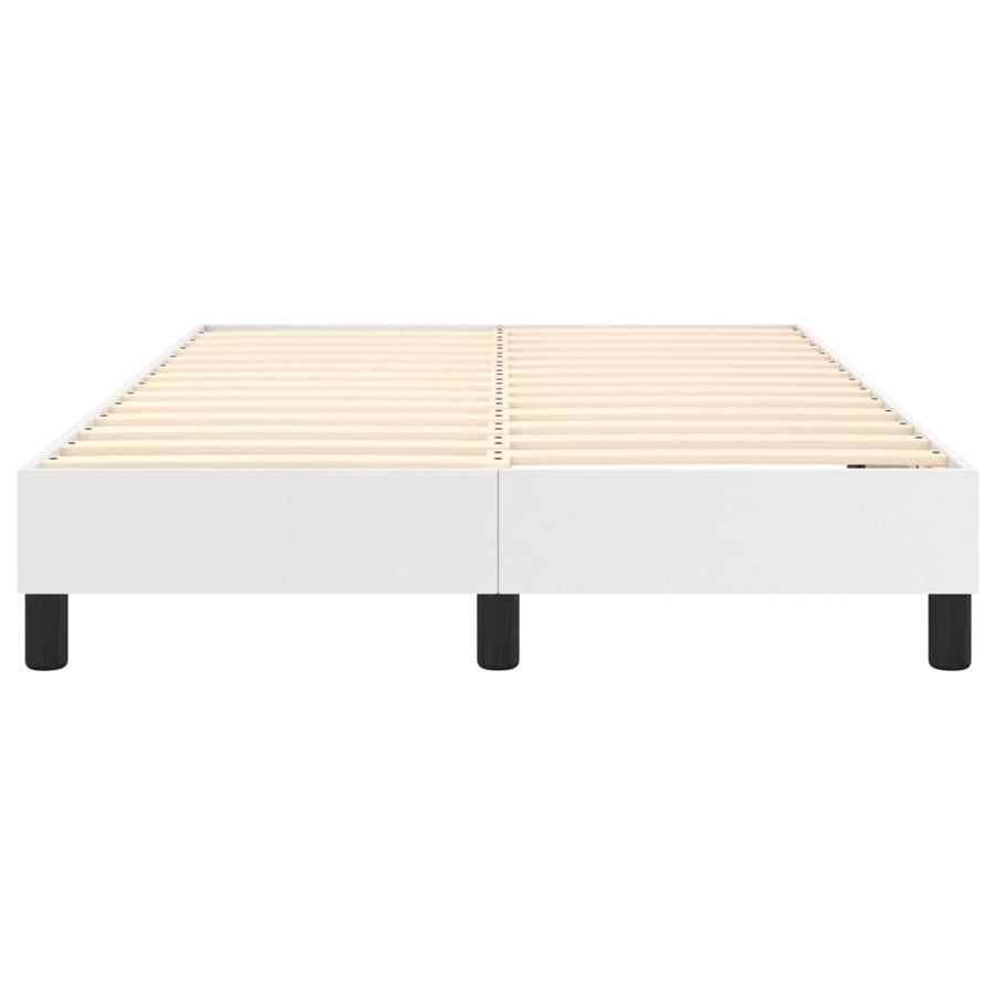 Boxspringframe Kunstleer 120 x 200 cm 25 cm Wit