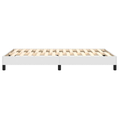 Boxspringframe Kunstleer 120 x 200 cm 25 cm Wit