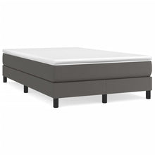 Boxspringframe kunstleer grijs 120x200 cm 120 x 200 cm 25 cm Grijs