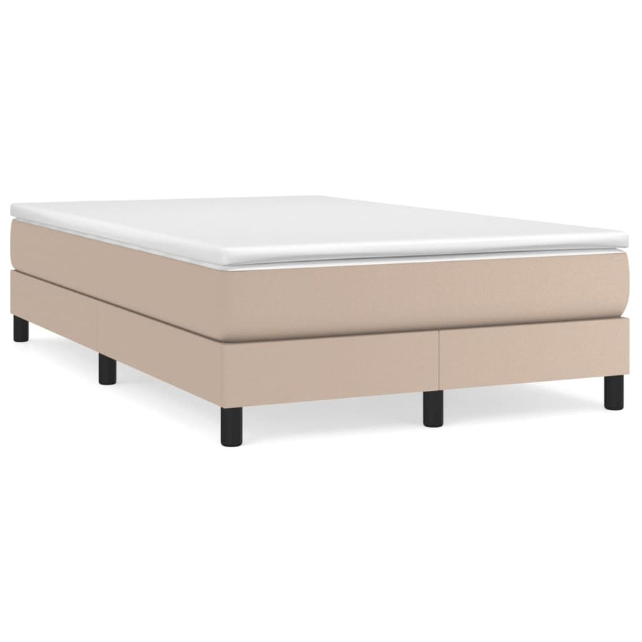Boxspringframe Kunstleer Cappuccino 120 x 200 cm 25 cm