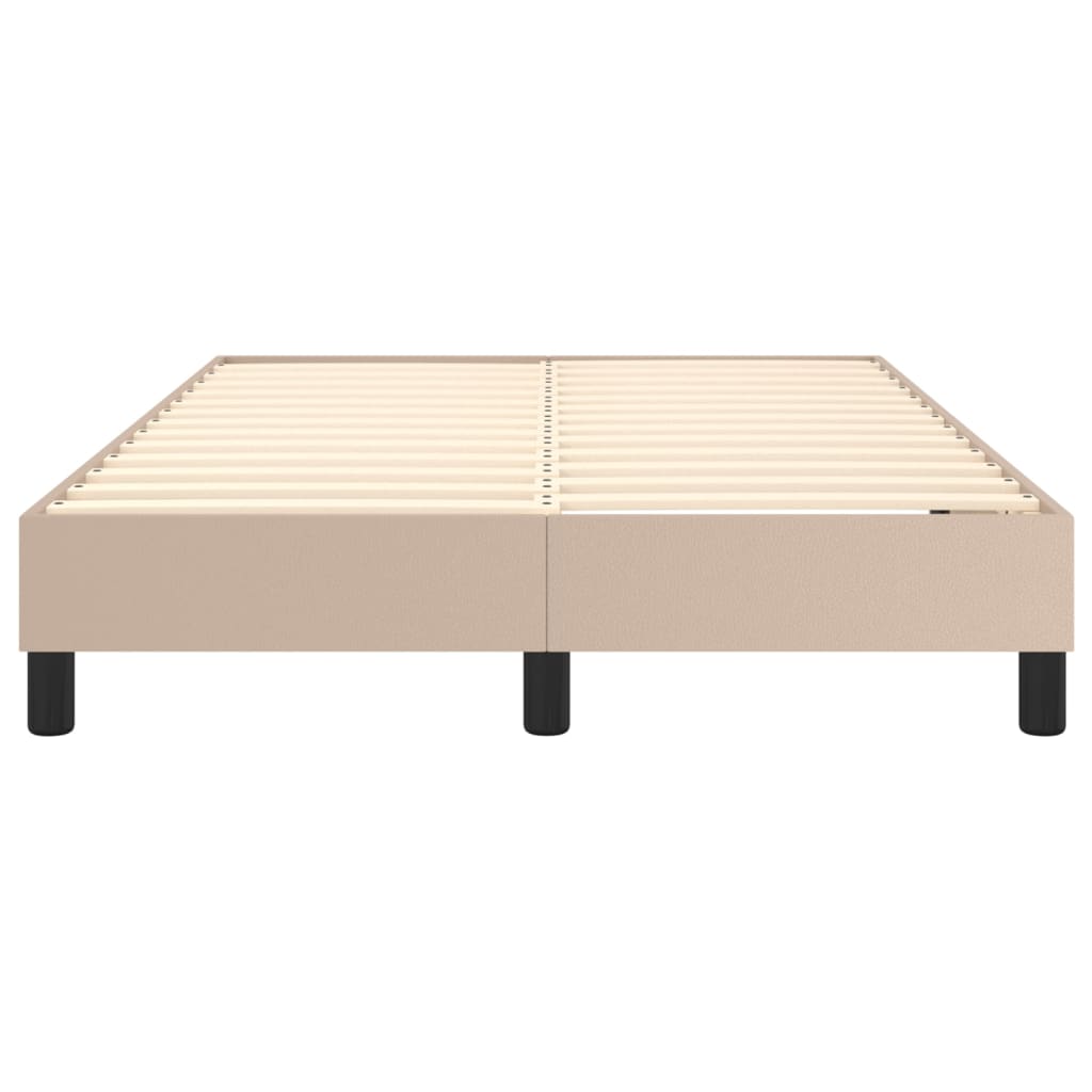 Boxspringframe Kunstleer Cappuccino 120 x 200 cm 25 cm