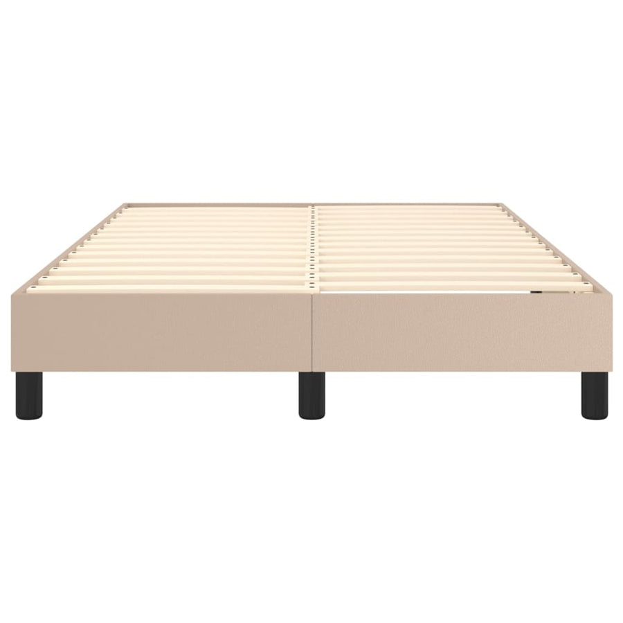 Boxspringframe Kunstleer Cappuccino 120 x 200 cm 25 cm