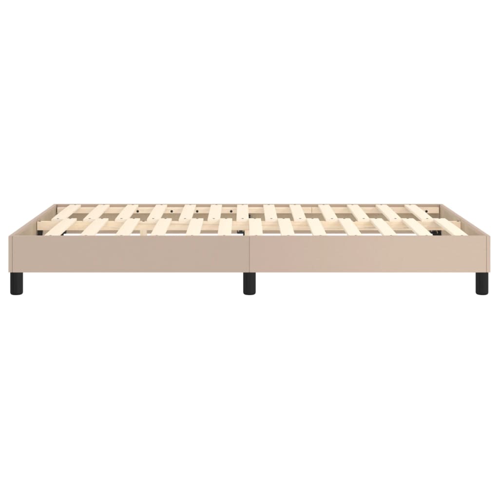 Boxspringframe Kunstleer Cappuccino 120 x 200 cm 25 cm