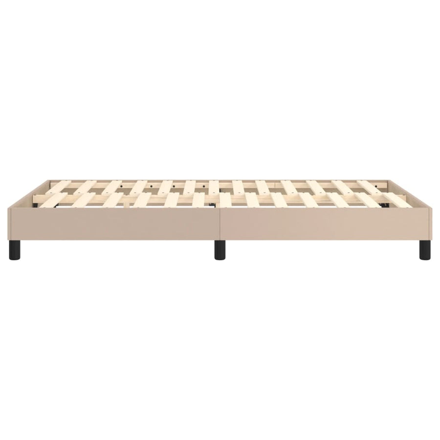 Boxspringframe Kunstleer Cappuccino 120 x 200 cm 25 cm