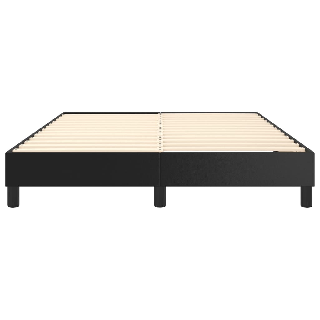Boxspringframe Kunstleer 140 x 190 cm 25 cm Zwart
