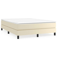 Bedframe Kunstleer Kleurig Crème 140 x 190 cm 25 cm