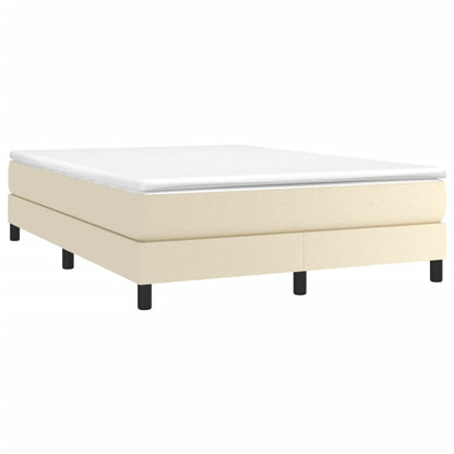 Bedframe Kunstleer Kleurig Crème 140 x 190 cm 25 cm