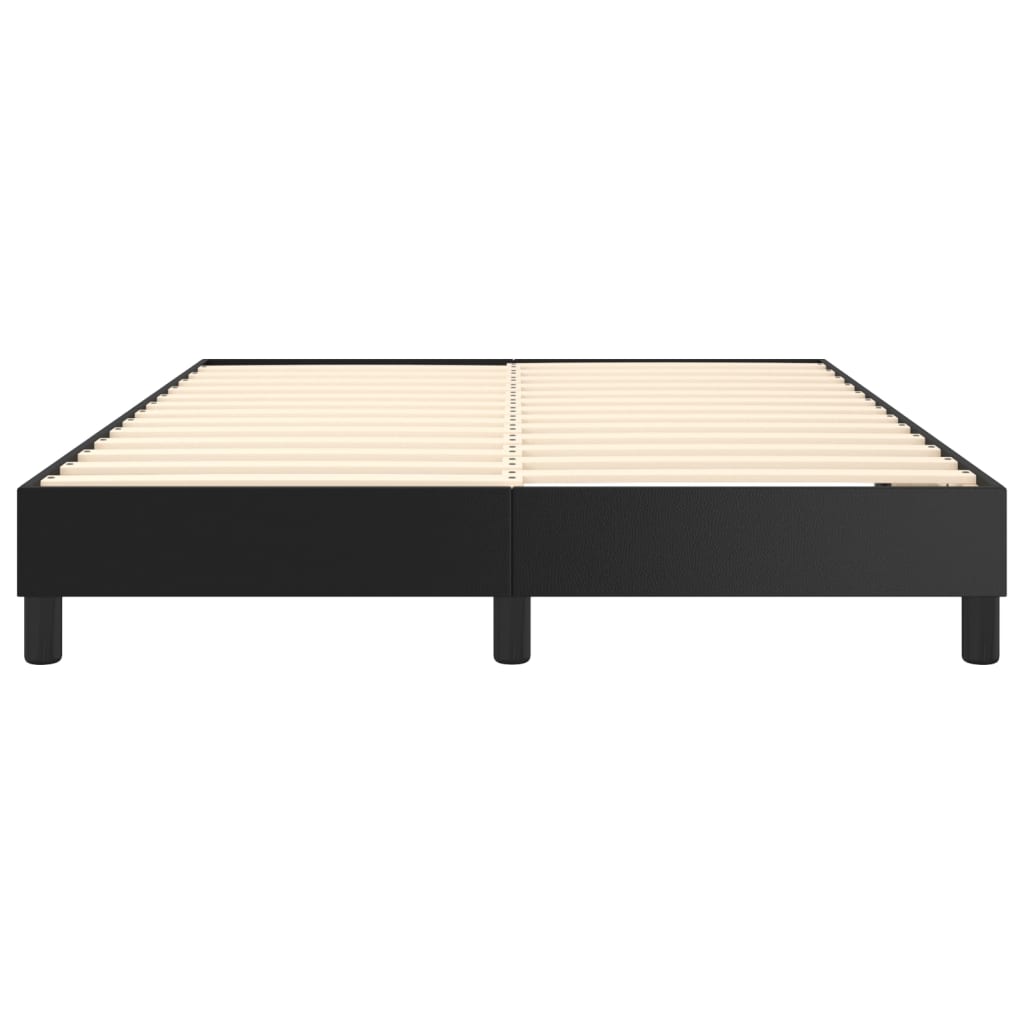 Boxspringframe Kunstleer 140 x 200 cm 25 cm Zwart