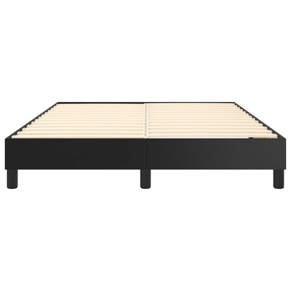 Boxspringframe Kunstleer 140 x 200 cm 25 cm Zwart