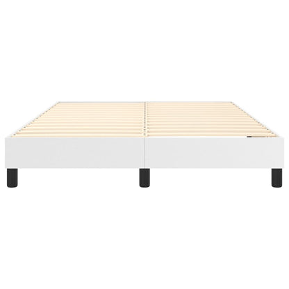 Boxspringframe Kunstleer 140 x 200 cm 25 cm Wit