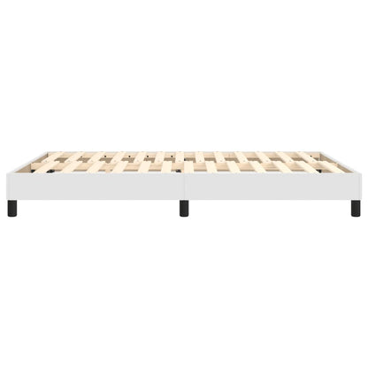 Boxspringframe Kunstleer 140 x 200 cm 25 cm Wit