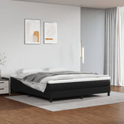 Boxspring bed kunstleer zwart 160x200 cm