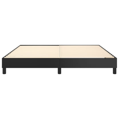 Boxspringframe Kunstleer 180 x 200 cm 25 cm Zwart