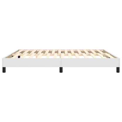 Boxspringframe Kunstleer 180 x 200 cm 25 cm Wit