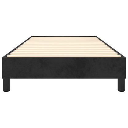 Boxspringframe fluweel zwart 80x200 cm 80 x 200 cm 25 cm