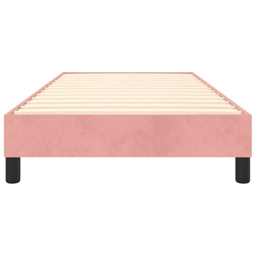 Boxspringframe Fluweel Roze 80 x 200 cm 25 cm
