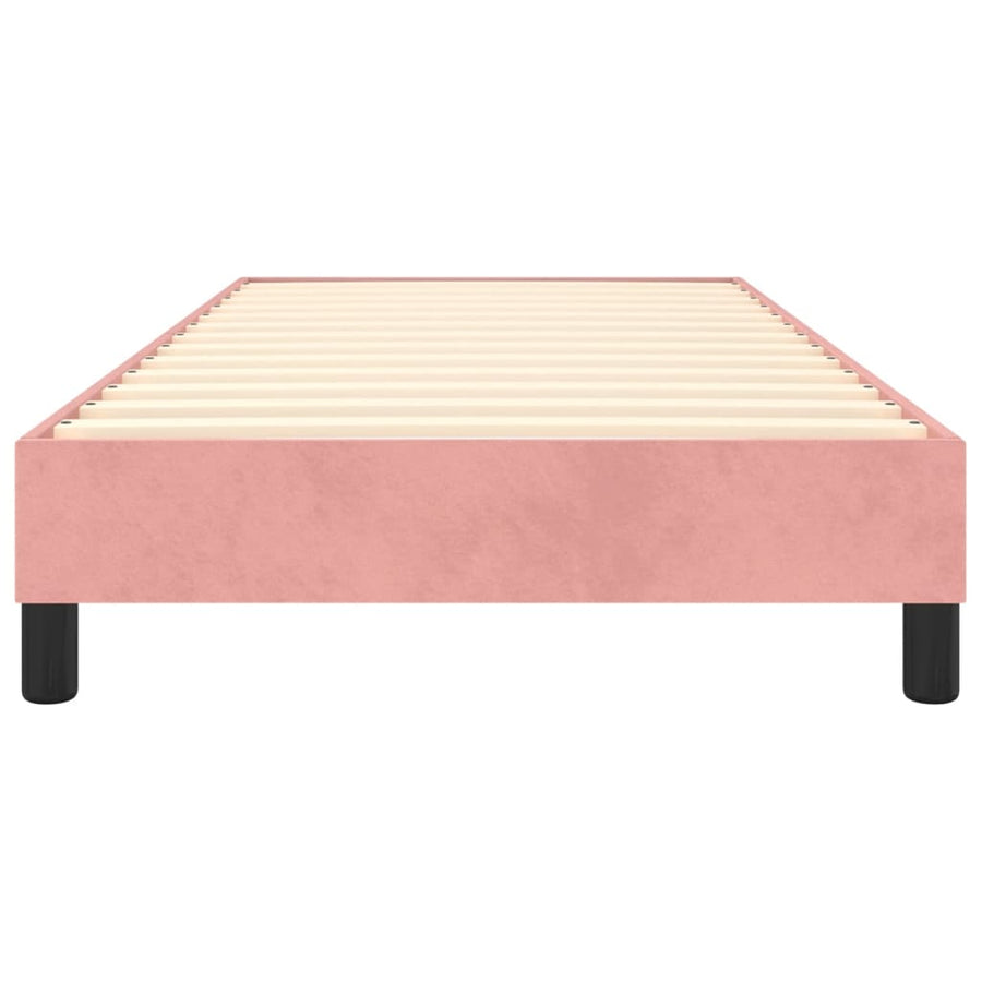 Boxspringframe Fluweel Roze 80 x 200 cm 25 cm