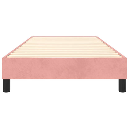 Boxspringframe Fluweel Roze 90 x 190 cm 25 cm